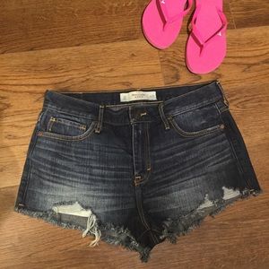 A&F High-Waisted Jean Shorts